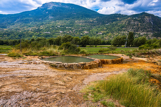 Les Thermes de Plan de Phaz sur la commune de Risoul dans les Hautes-Alpes en France