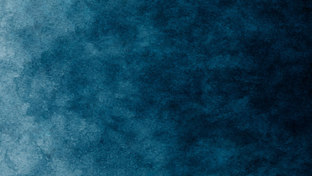 Blue azure turquoise abstract watercolor background for textures backgrounds and web banners design. Abstract  background blue colors. Watercolor painting with turquoise sea waves pattern gradient.