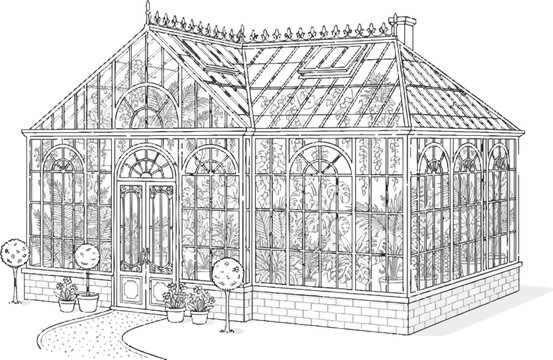 house sketch drawing