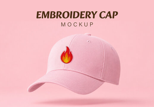 Embroidery Cap Mockup