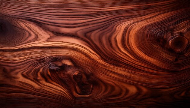 rich mahogany wood grain texture with intricate swirls and dark tones