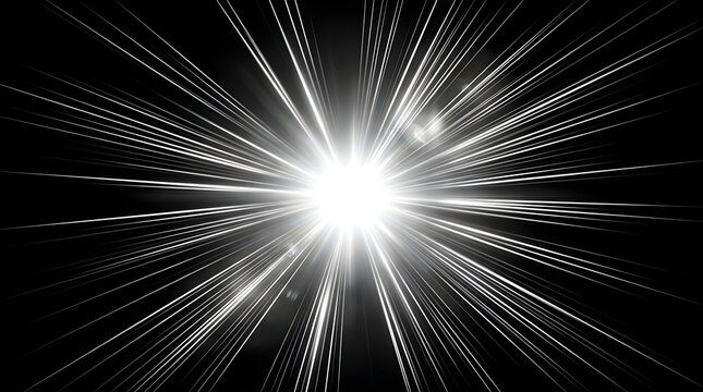 Abstract digital particle explosion in space, futuristic technology concept