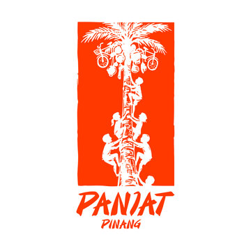 Lomba panjat pinang HUT kerdekaan RI 17 agustus