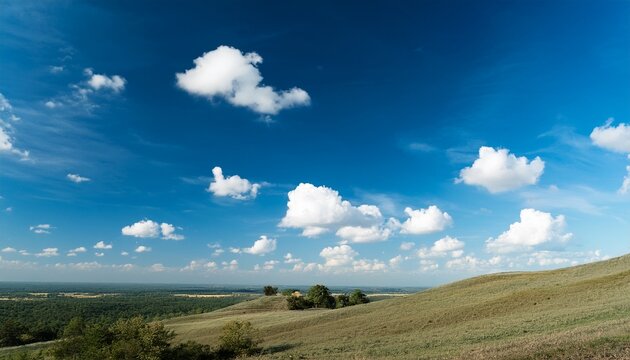 the sky is clear and blue