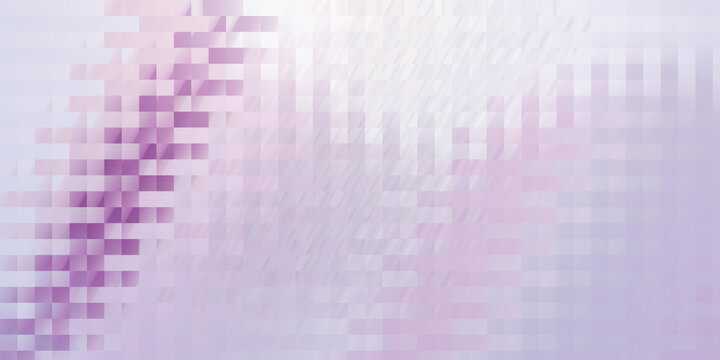 Abstract background with soft purple and white pixelated gradient
