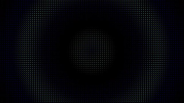 Digital dots pulsing grid blue lights abstract background modern display led effect suitable for tech presentations, virtual event backdrops, or