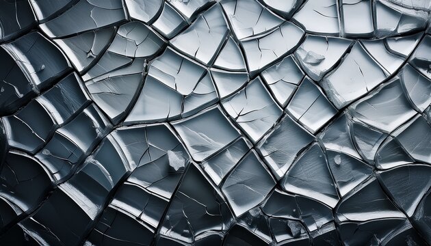 cracked ice texture dark grey and white fractured surface