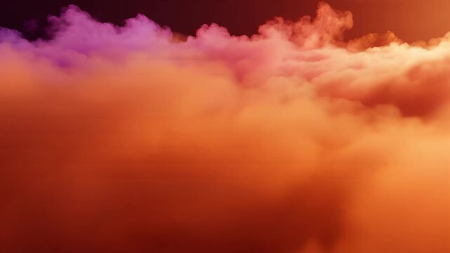 Ethereal purple and pink cloudscape in dreamy abstract skyscape