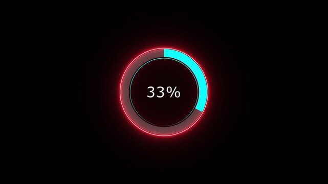 A dynamic circle loading animation, and on a black background is loading from 1 to 39 .