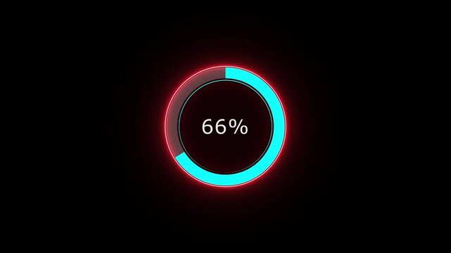 A dynamic circle loading animation, and on a black background is loading from 1 to 79 .