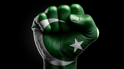 Obraz premium Happy Pakistan Independence Day 14 August Celebration with Patriotic People Vector Illustration Pakistani Family Celebrating 14 August Independence Day with National Flag Vector Design Pakistan 