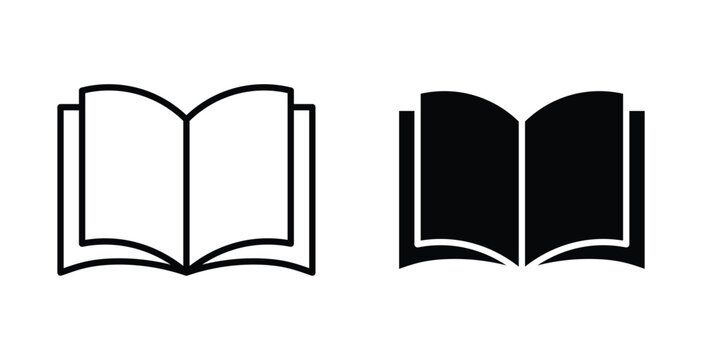 open book icon editable artwork group. EPS10