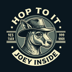 Joey wearing a cowboy hat. © hisam