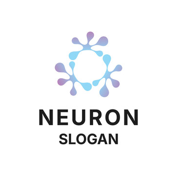 Neuron Logo Design template Illustration Vector