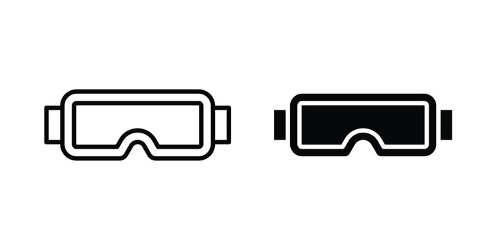 Ski goggles icon