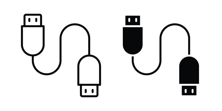 USB cable icon