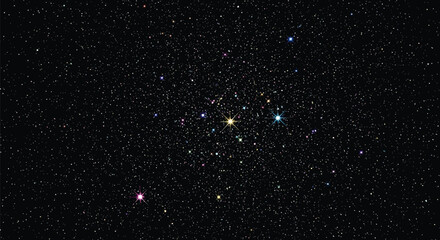 Starry night sky, galaxy background, cosmic landscape, astronomy scene © 2025