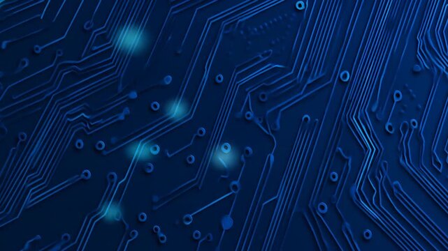 Abstract circuit board illustration modern technology concept design