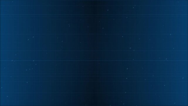Abstract digital grid overlay with subtle twinkling stars and horizontal lines, dark blue futuristic background for technology or space themes