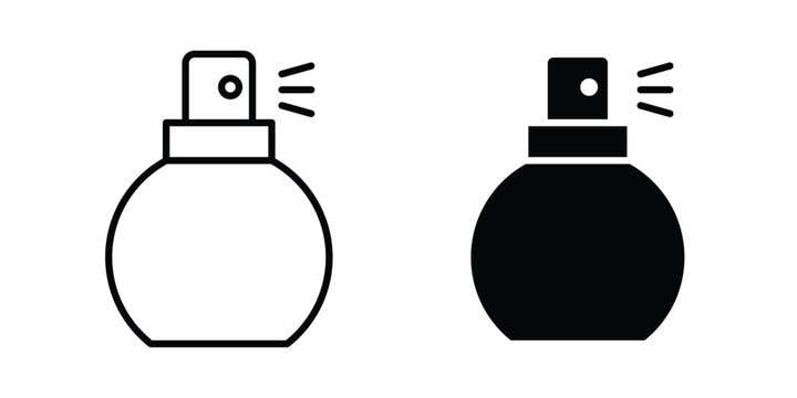 Perfume icon editable graphic bundle