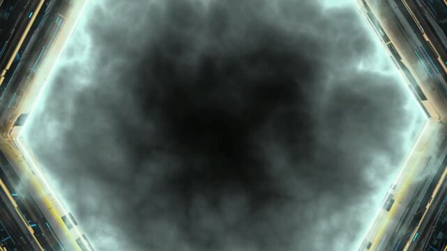 Heart shape particle animation on green screen. Romantic floating hearts with glowing stars.