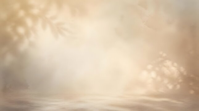 Soft Focus Sunlight Through Leaves and Branches Creating Dreamy Bokeh Background with Copy Space for Text