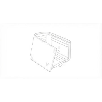 Isometric Bifold Wallet Icon for Finance and Personal Accessories