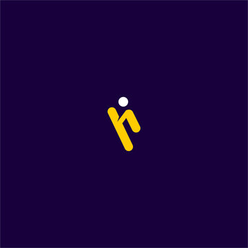 Letter HI monogram combined with abstract human care health concept delivers dynamic corporate branding identity, perfectly suitable for professional consulting agency, startup wellness community icon