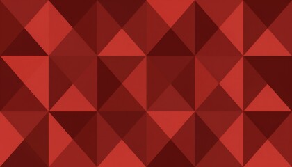 Fototapeta premium Red Geometric Low Poly Abstract Background