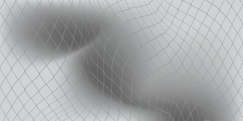 Curved net pattern. Seamless design for sportswear or equipment like soccer goals, volleyball nets, basketball hoops, hockey nets, and athletic gea © As