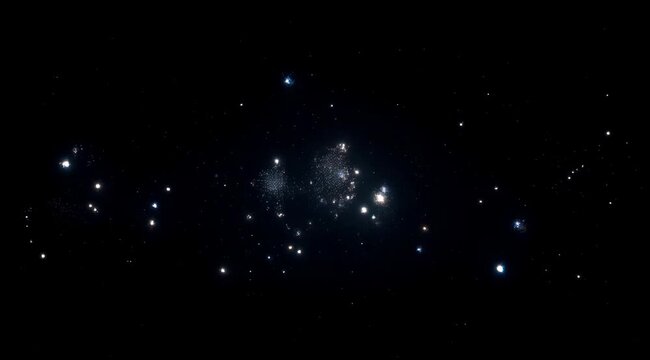 Deep space starry night sky amazing cosmic nebula and brilliant starlight view of the vast universe