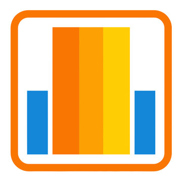 Abstract Bar Chart Icon
