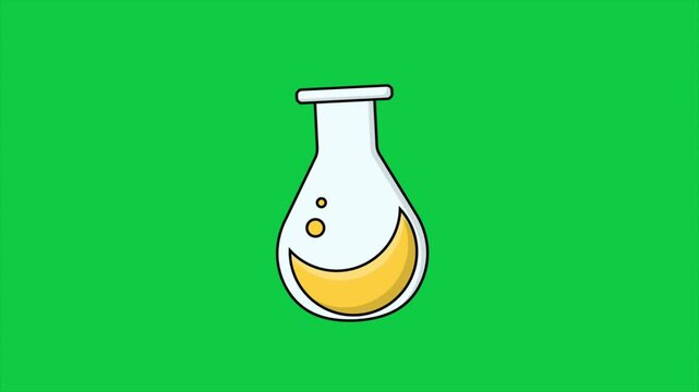 simple colorful breaker glass icon animation
