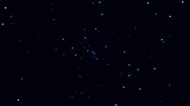 Deep Space Blue Particle Background