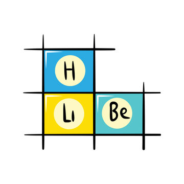 Periodic Table Handdrawn illustration