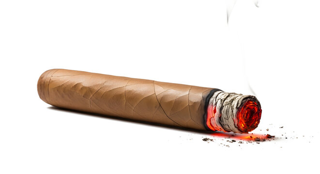 cigar on its ash