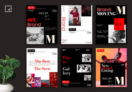 New Brand Social Media Post Layout