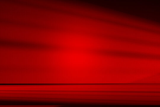 Wall interior background, studio and backdrops show products.with shadow from window color Red background for text insertion and presentation product	
