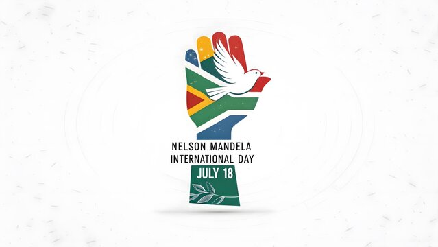 Malaysian Independence Day celebration logo design. Minimalist patriotic emblem with national colors and stylized hibiscus flower.