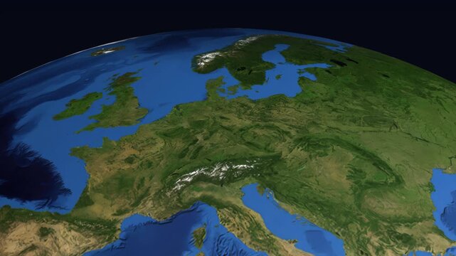 Animated Flight Path Map from London United Kingdom to Marrakech Morocco