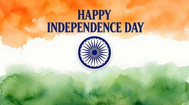 Indian Independence Day banner. Happy Republic celebration background