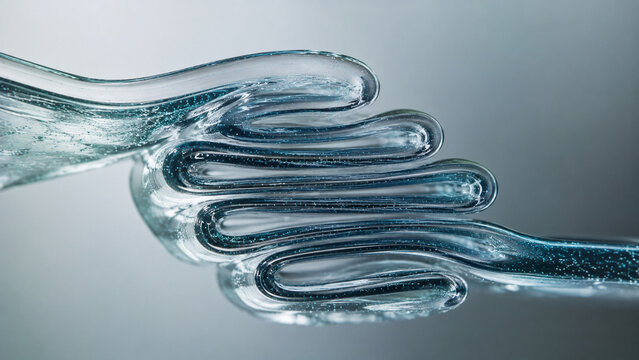 Ultra Realistic Viscous Folding Microfluidic Instability Scientific Beauty Fluid Mechanics Background