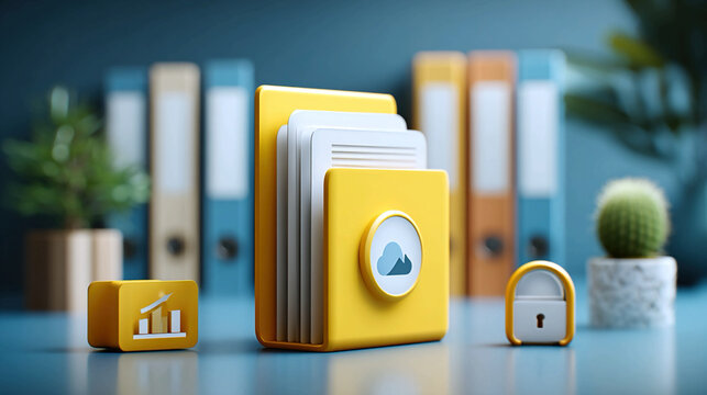 Document Management System (DMS) interface enterprise resource planning (ERP) dashboard digital workflow sharing platform asset content management online backup and secure file access