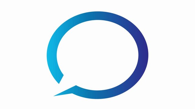 AI Chat Bubble Animation Icon