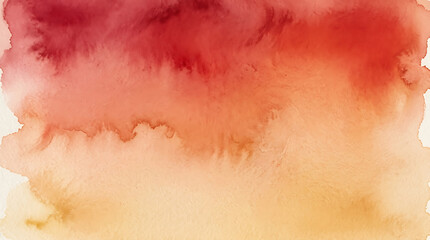 Fototapeta premium Soft gradient blend of warm orange and pink watercolor background