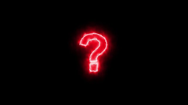 red question mark
