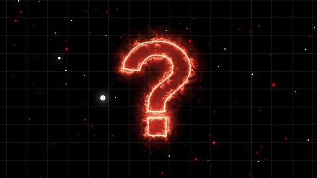red question mark