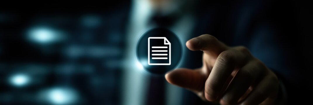A co worker maintaining absolute transparency while handling confidential documents to pass a business screening during essential office work for company profit.