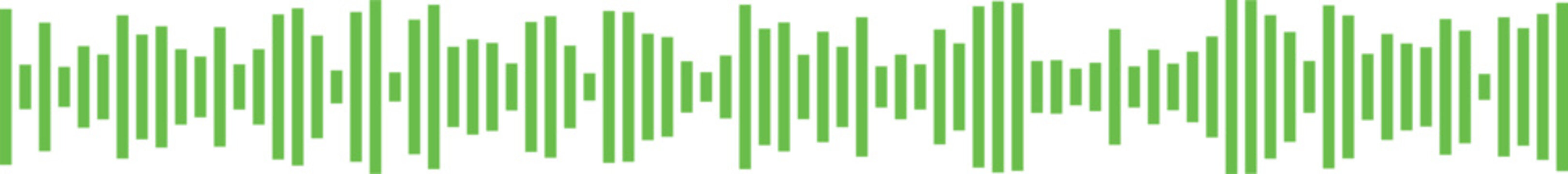 Abstract Audio Waveform Sound Wave Equalizer Vector Illustration