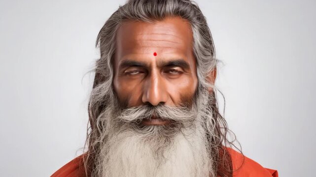 Indian Hindu man portrait